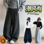 女童新款休闲拼接裤子