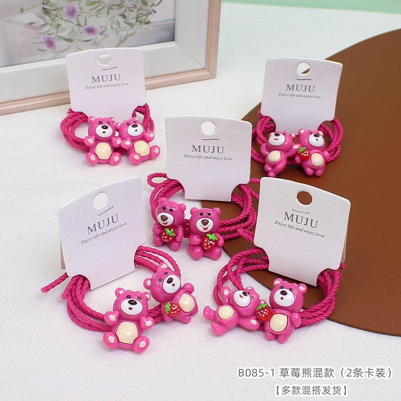 [Carga de tarjeta] sensación de alto nivel coreano de cabello de código de barras de moda de alta elasticidad de cabello anillo de cabello correa de cola de caballo