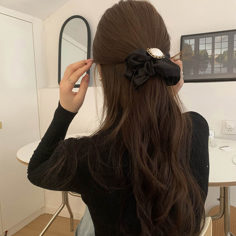 Hochwertiges Perlen-haargummi Elastisches Haar-accessoire_voghion.com