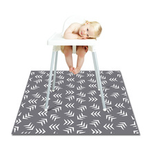 跨境新款高质量宝宝高脚椅防脏垫宝宝游戏防滑地垫多功能防滑垫