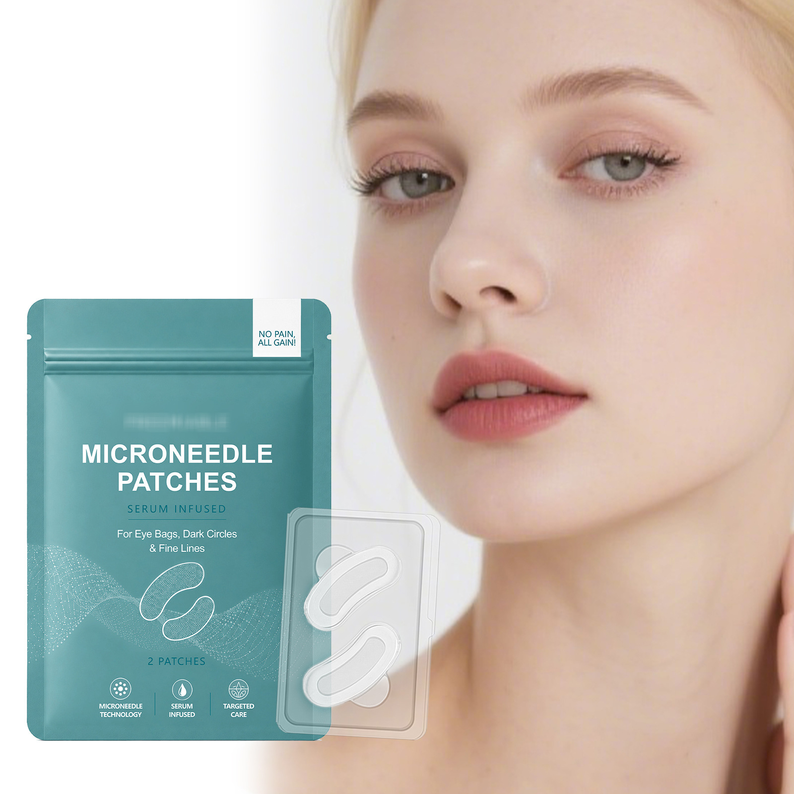 Eye Care Patches Gentle Massage and Comfortable Care for the Skin Around the Eyes, Moisturizing and Hydrating Eye Mask Patches