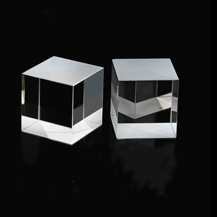 立方体分光棱镜 偏振合光镜片 光学玻璃棱镜