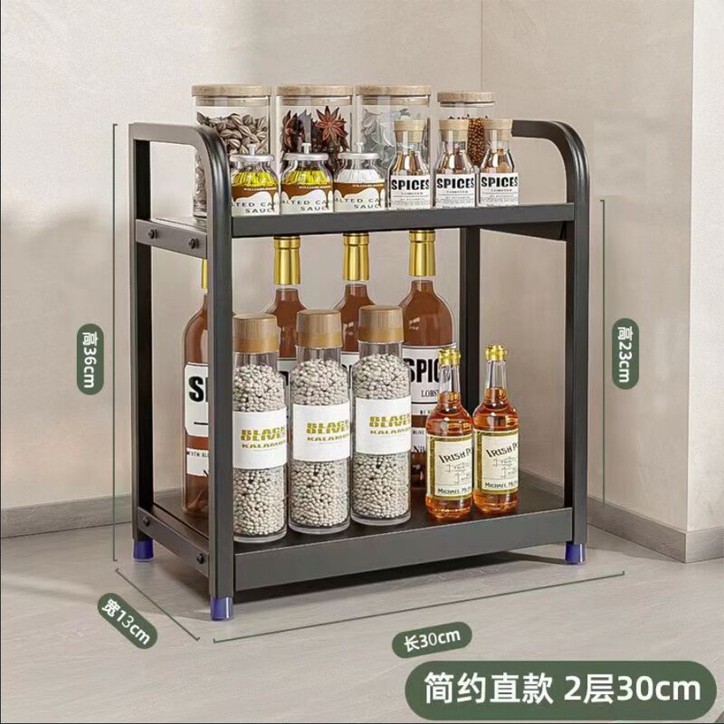 新品加厚厨房伸缩微波炉烤箱电饭锅架子置物架台桌面多层家用收纳|undefined
