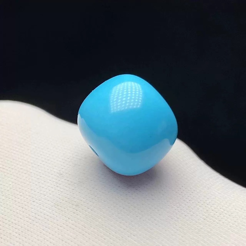 原矿精品高瓷蓝绿松石老型珠单珠颗对珠散珠桶珠配珠配饰菩提继灿|undefined