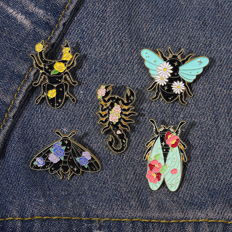 Vêtement De Rue Insecte Alliage Placage Unisexe Broches display picture 2