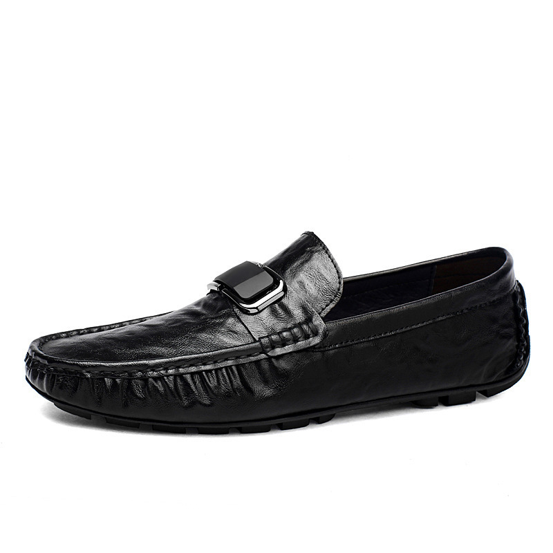Herren Freizeitschuhe Slipper Flache Lederschuhe Für Das Fahren_voghion.com