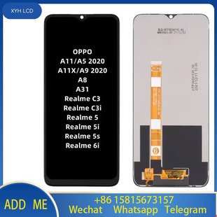 Применимо OPPO A5 2020 A9 A8 A11 экран в сборке Realme C3 5i 6i мобильный телефон ЖК-дисплей