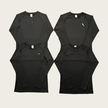 长袖紧身衣运动男子速干跑步体育生训练服蓝球健身高弹上衣秋冬