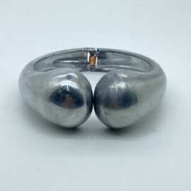 欧美风手镯毛坯厂家直销合金高级感手饰女宽圈饰品黑胚水滴手鐲