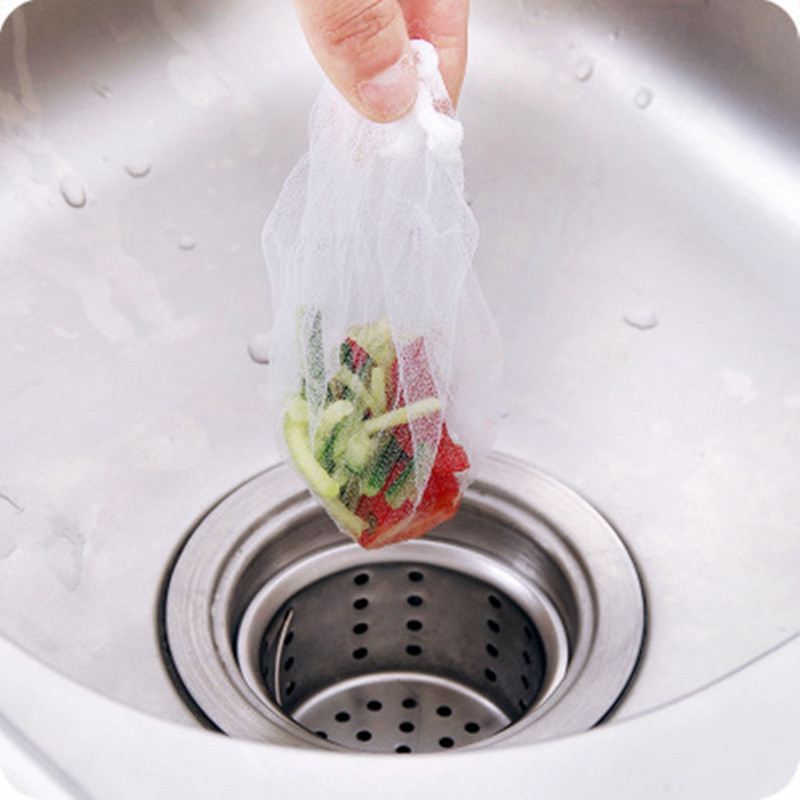 Kitchen sink filter drain pipe basin dishwashing sink vegetable basin cage floor drain garbage hair leakage screen bag