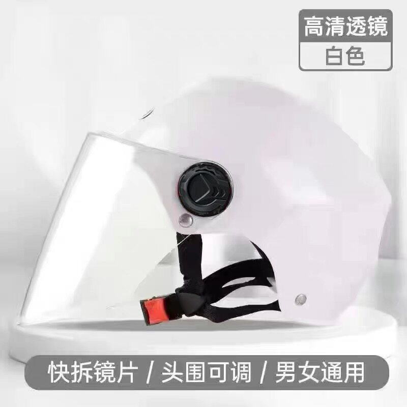 Newly certified, new national standard summer helmet, sun protection, electric vehicle safety helmet, unisex, suitable for all seasons, motorcycle safety helmet