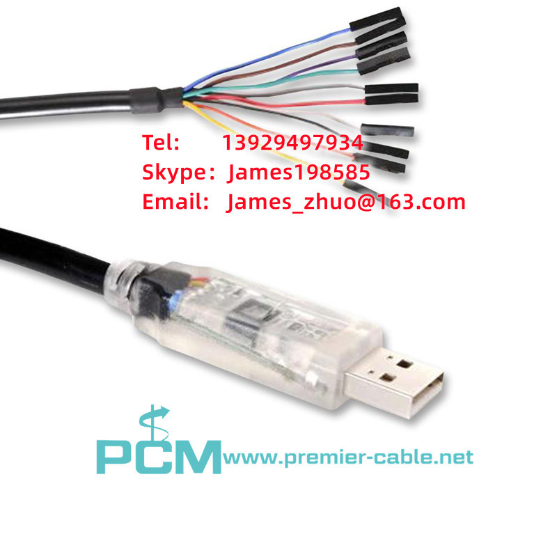 FTDI USB TTL串口线C232HD-EDHSP-0 3.3V 5V