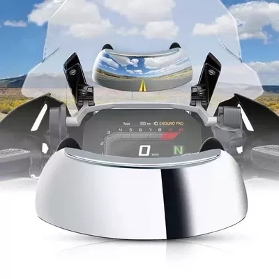 180 degree mirror, Motorcycle rearview mirror