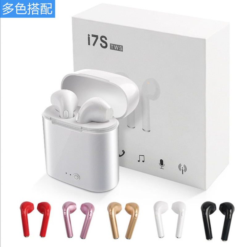 跨境i7s/i9s tws蓝牙耳机充电仓单双对耳i12马卡龙立体声无线礼品