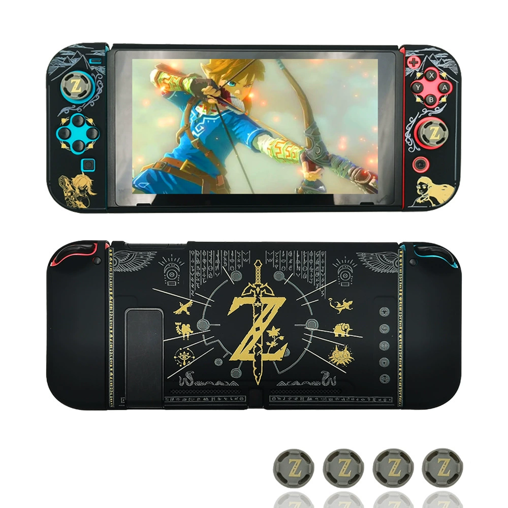 Чехол защитный для Nintendo Switch NSSWITCH, цветная оболочка с впрыском топлива, сенсорная рукоять, защитная крышка