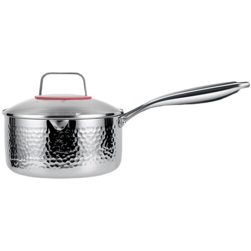 Sonorous 316 stainless steel snow pan soup pot household frying uncoated non-stick pan food supplement cooking noodle small milk pot