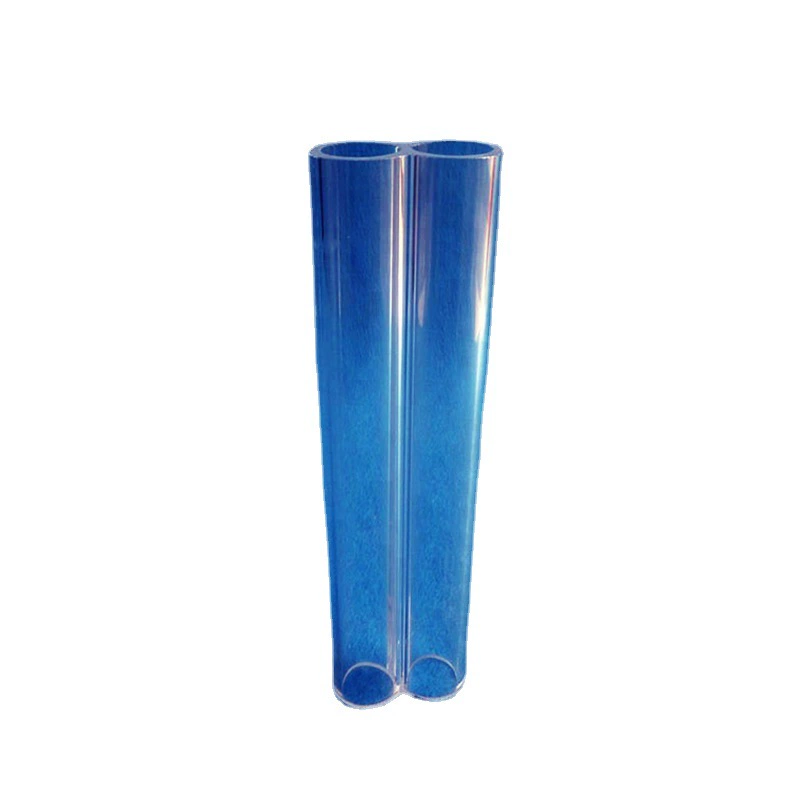 Quartz transparent glass pipe
