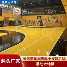 防滑耐磨运动木地板室内篮球场馆羽毛球场馆专用实木地板体育馆