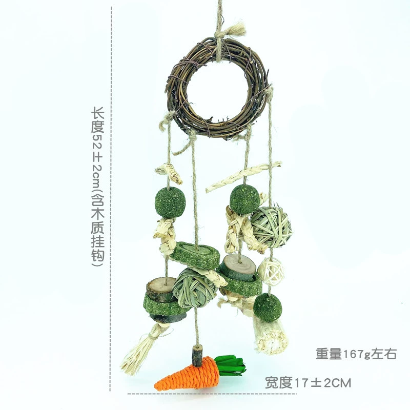 Деревянная игрушка для кролика, для кусания
