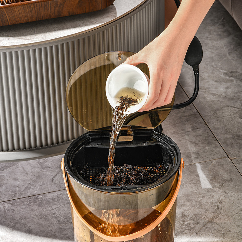 茶バケツ、廃水バケツ、オフィスティーテーブル、茶粕バケツ、コーヒーテーブルゴミ箱、ティーテーブル貯水バケツ、茶バケツ、乾湿分離|undefined