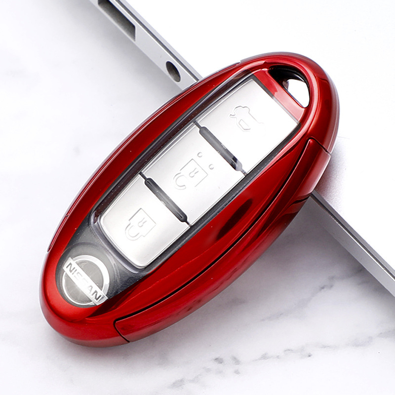 En stock caja de la llave del coche de Ventas Directas adecuado para Nissan nuevo Xuanyi Qashqai Qijun Teana caja de la llave del coche Shell hebilla