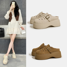 7cm�ٴ��p�㶴��ЬŮ2025�ļ��¿��ײ���Ь���⴩���^��Ь