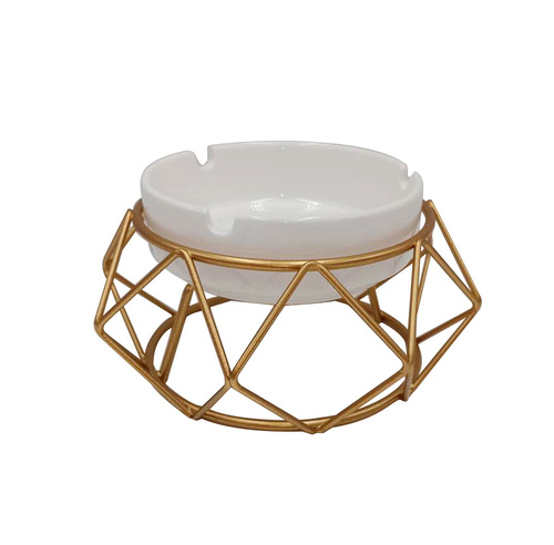 Factory direct sales iron elk ceramic ashtray creative home living room office desk decoration ornaments ashtray