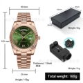 Cs026 rose gold green surface