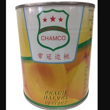 常冠牌糖水边桃822g 即食黄桃  烘焙原料 蛋糕 甜品装饰 水果罐头