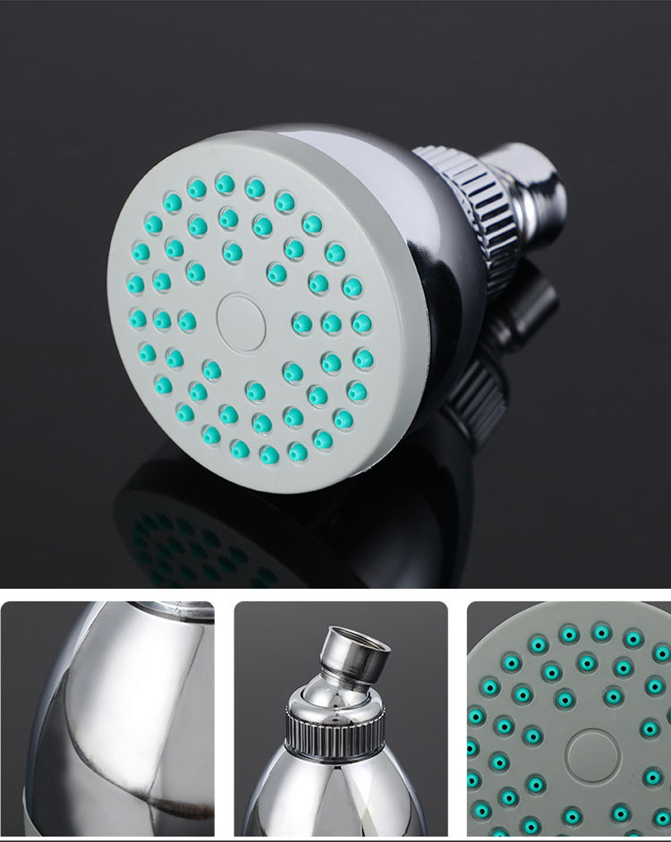 The hotel bathroom is equipped with a household shower head, a circular shower head, and a detachable shower head for bathing. 4 points Specification drawing