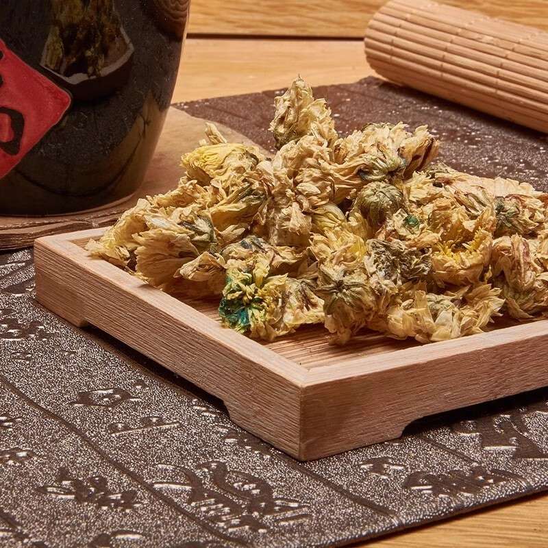 Hang Bai Ju Dried Chrysanthemum Buds 500g Herbal Tea Zhejiang Hangzhou White Chrysanthemum specifications