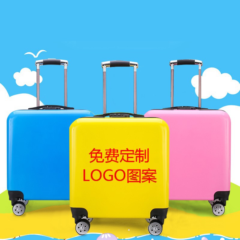 어린이 트롤리 수하물 인쇄 로고 선물 상자 18inch 가방 대용량 암호 상자 여행 가방