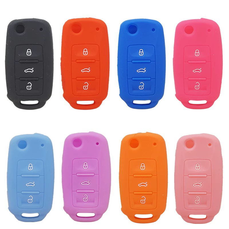 Подходит для Volkswagen Bora POLO набор ключей дистанционного управления Jetta Tiguan Sagitar силиконовая сумка для ключей от машины