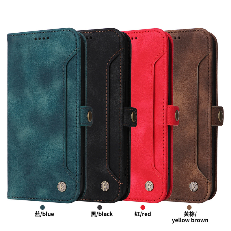 For Samsung A16 Mobile Phone Case Imitation Leather Case Outer Card Side Buckle Samsung A06 Flip Wallet Card For Samsung A16 Mobile Phone Case Imitation Leather Case Outer Card Side Buckle Samsung A06 Flip Wallet Card
