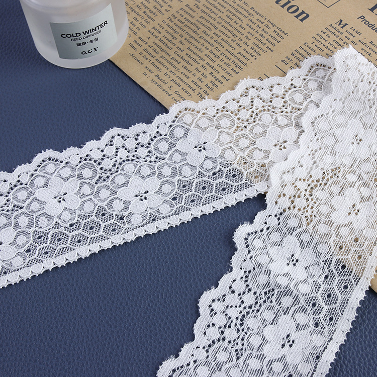 直销新款白色弹力花边婚纱礼服精美内衣弹力花边辅料服装服饰配饰