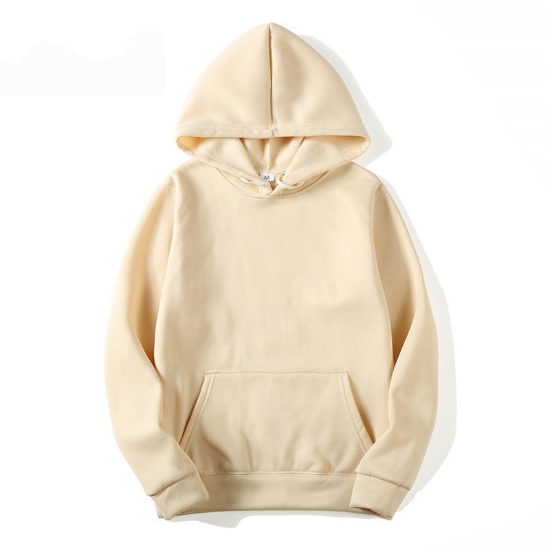 Sweat-shirt à capuche ample en tissu 220 g pour homme et femme, taille européenne, pull de sport d'automne et d'hiver_voghion.com