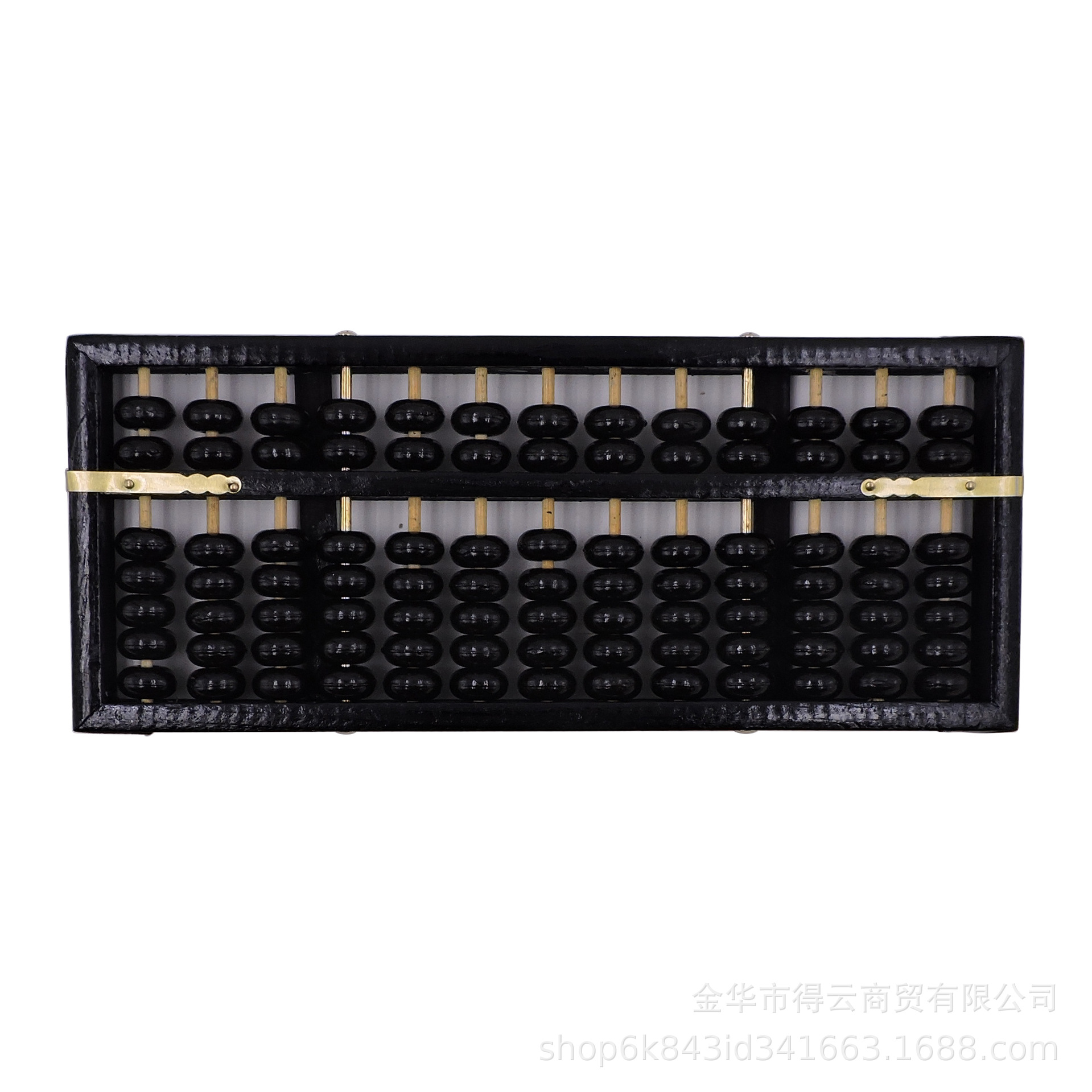13-digit 7-bead traditional wooden abacus for second-grade students