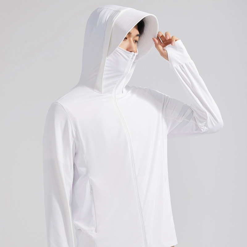 カンナの下のレモンの日焼け止めの服の女性は帽子の軒のもとの糸の冷たい感を取り外して紫外線の長袖の日焼け止めの騎乗服を防ぎます。