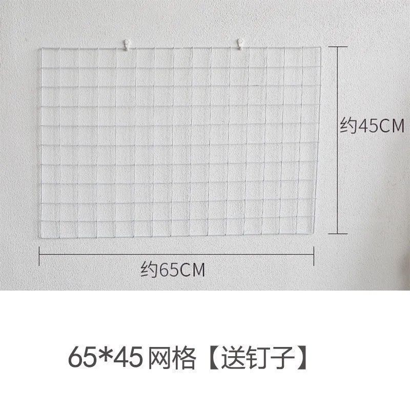 托盘挂篮挂钩 ins网红铁艺网格收纳篮照片墙配件装饰品宿舍|undefined