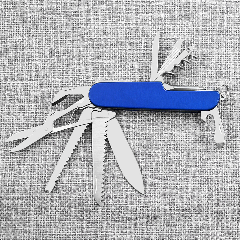 不锈钢多用刀户外11开多功能军刀迷你小刀家用促销广告礼品小刀