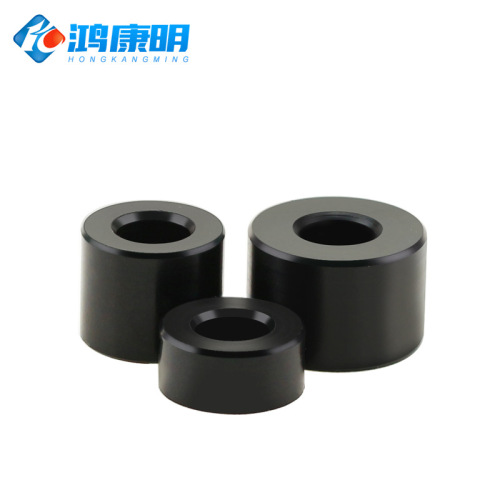Black POM section pipe sleeve spacer gasket M3-M6 hollow pipe isolation column increased flat gasket race steel casing gasket