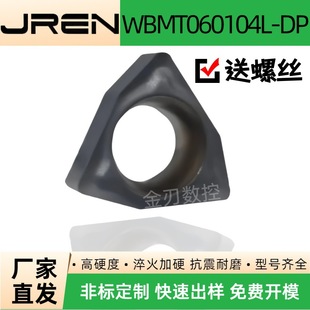 Cnc Peach-Shaped Boring Blade Wbmt060104L-Dp Jp1315 Stainless Steel Cnc Turning Blade