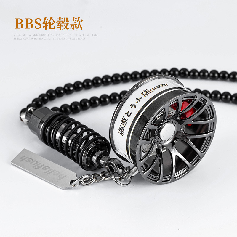 Original de la marca de moda cubo de la rueda del coche colgante del coche TE37BBSAMG modificado cubo de la rueda Del Coche Espejo Retrovisor adornos coche colgante