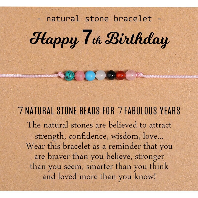 Women's Birthday Bracelet Girl's Birthday Gift Bracelet Candy Color 4mm Natural Beaded Birthday Card Bracelet Women's Birthday Bracelet Girl's Birthday Gift Bracelet Candy Color 4mm Natural Beaded Birthday Card Bracelet