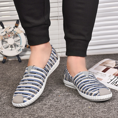 wholesale 2021 Autumn Cloth shoes Single shoes Teenagers Low leisure time Sleeve Round Flat heel ventilation Fisherman Men's Shoes