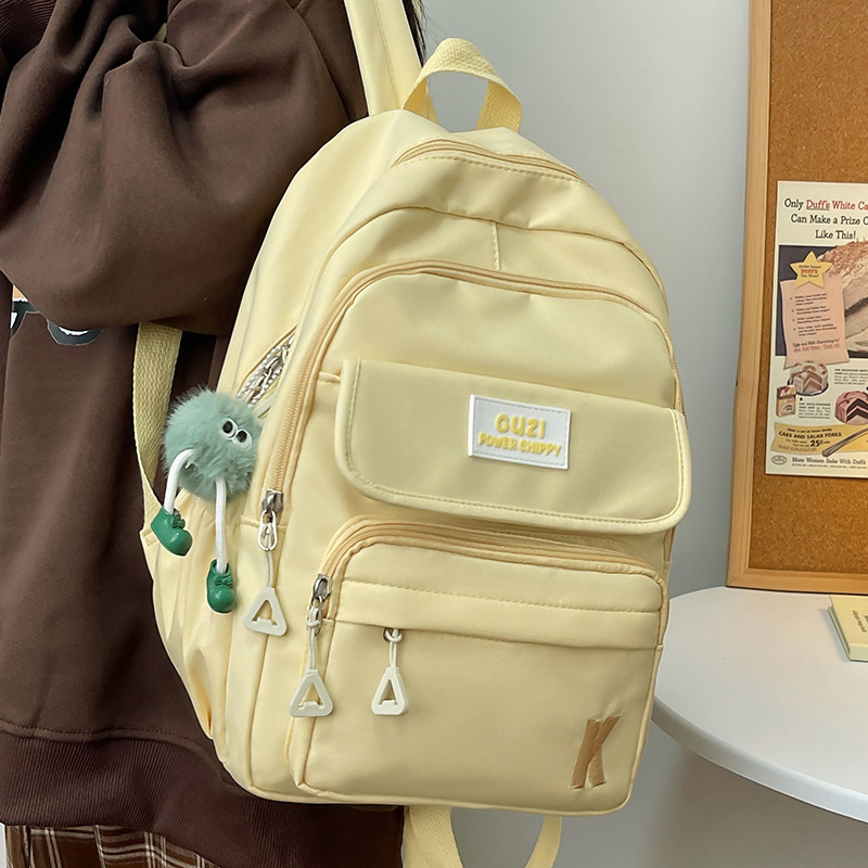 2024 nueva gran capacidad multicapa portable mochila versátil para estudiantes de secundaria secundaria en mochila de estilo universitario