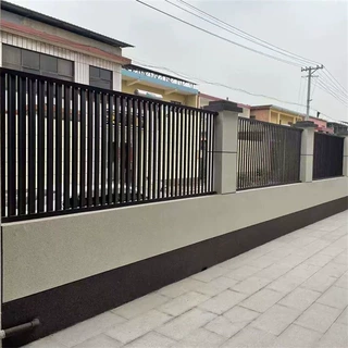 粤通锌钢护栏镀锌管防护栏小区别墅学校庭院围栏立柱