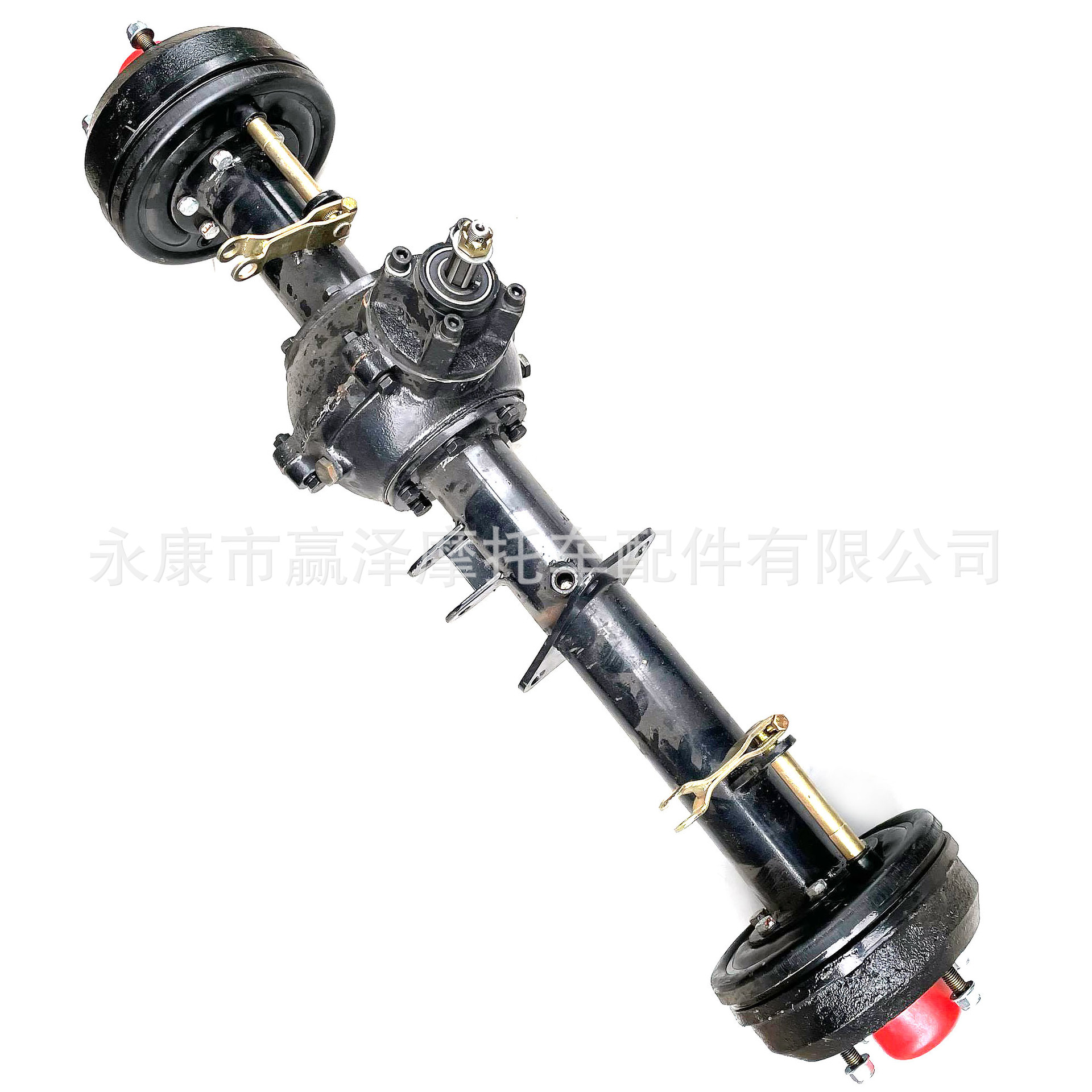 Modified go-kart, ATV, and motorcycle accessories: shaft drive differential, drum brake rear axle, gear box flange