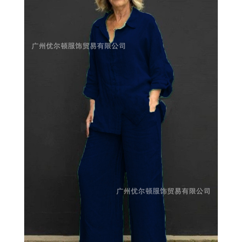貿易新しい女性のシャツスーツ 2023 カジュアルアーバンスーツ独立した女性の服 AliExpress Amazon|undefined