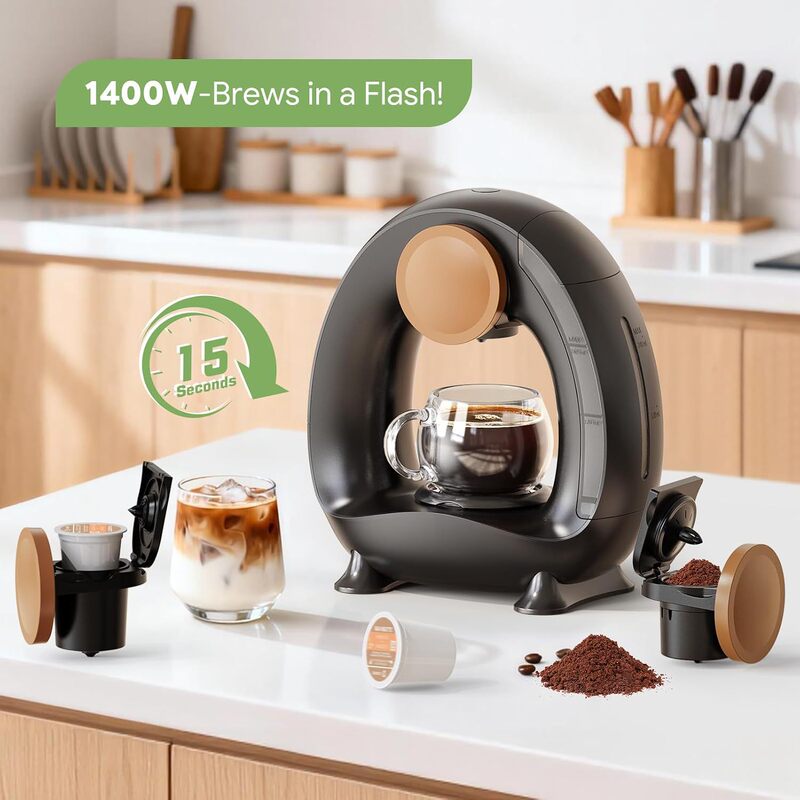 Custom-made by the source factory, 20-second preheating, silent, one-touch extraction, American-style coffee machine for home, office, and RV Custom-made by the source factory, 20-second preheating, silent, one-touch extraction, American-style coffee machine for home, office, and RV